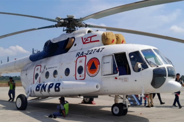 Tambah Amunisi Udara: Heli Mi-8 Tiba di Riau, Siap Beraksi Lawan Karhutla