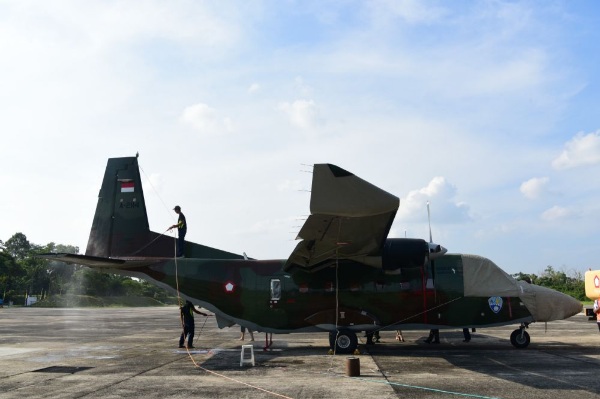 Hujan Buatan Digenjot, Pesawat Caravan Dikerahkan Atasi Karhutla Riau