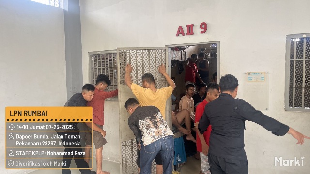 Lapas Narkotika Rumbai Perkuat Keamanan Internal dengan Intensifkan Razia