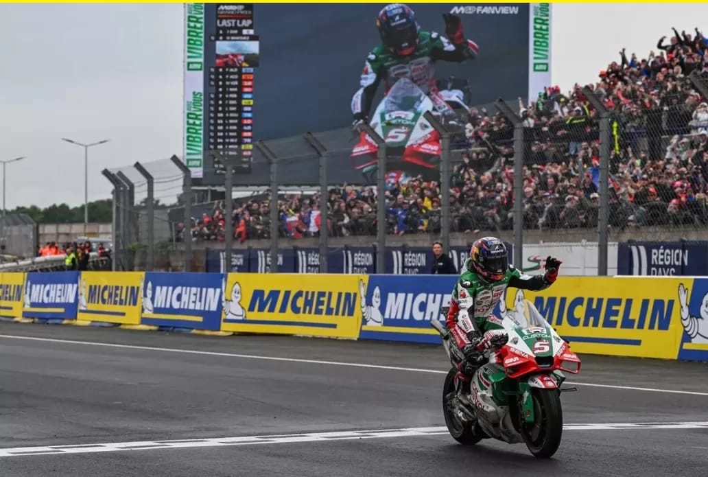 Dramatis, Johann Zarco Menang Lewat Flag to Flag di Home Race