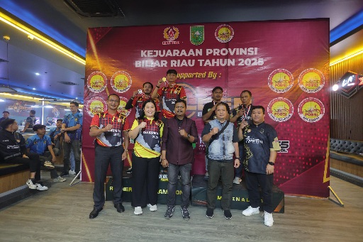 Sesuai Target Pekanbaru Berhasil Raih Juara Umum Kejurprov Biliar Riau 2025