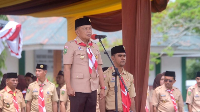 Bupati Asmar Ajak Pramuka Jadi Garda Terdepan Hadapi Tantangan Zaman