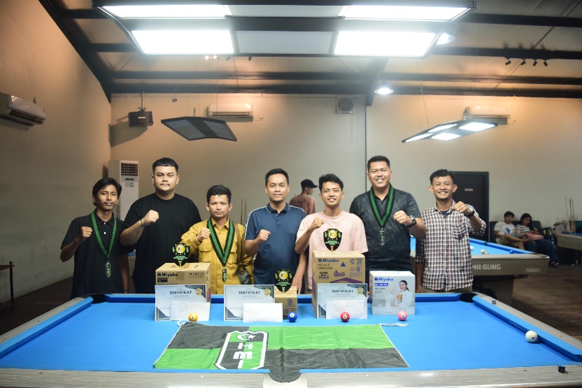 Turnamen Biliar Sukses, Ketum BADKO HMI Riau Kepri Apresiasi Antusias dan Semangat Olahraga Kader 