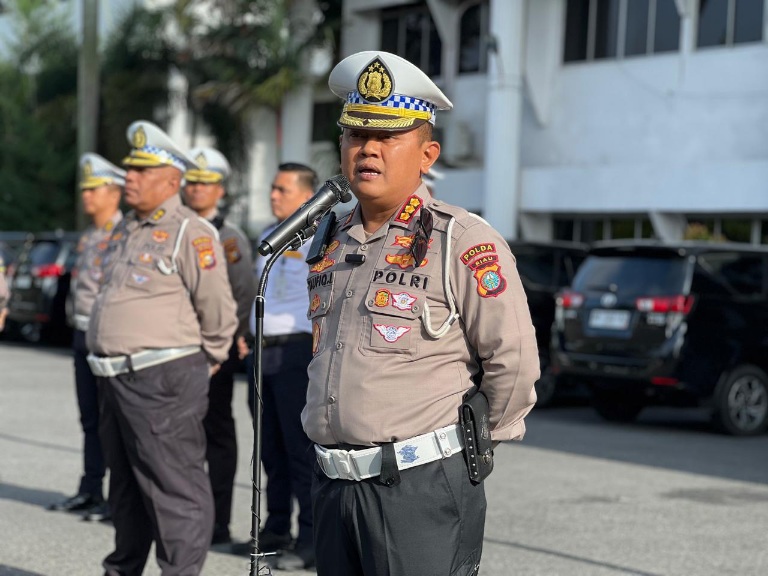 Kolaborasi Ditlantas Polda Riau dan Dishub, Wujudkan Kamseltibcarlantas di Kota Pekanbaru