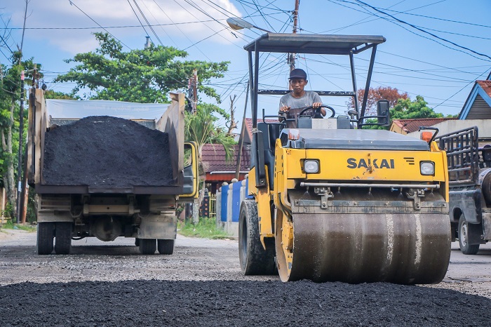 Tambal Sulam Jalan Rokan Dikebut, Dinas PUPR Pekanbaru Targetkan Rampung dalam Hitungan Hari
