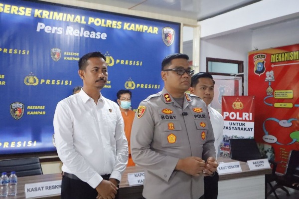 Simpan Sabu di Pohon Pisang, Pengedar Narkoba di Kampar Ditembak 