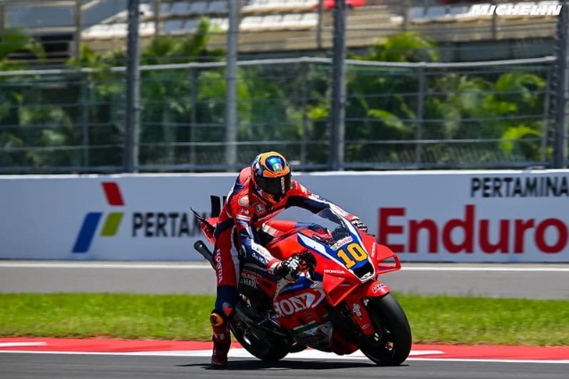 Pelanggaran Tekanan Ban, Luca Marini Dijatuhi 8 Detik di Sprint Race Mandalika 2025