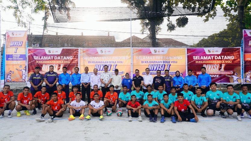 Di Ikuti 39 Tim, PBVSI Pekanbaru Gelar Liga Divisi I untuk Jaring Atlet Berprestasi