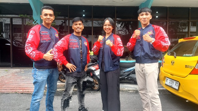 Ikuti PON Bela Diri, Empat Atlet dan Official Tarung Derajat di Lepas Pengurus KONI Riau 