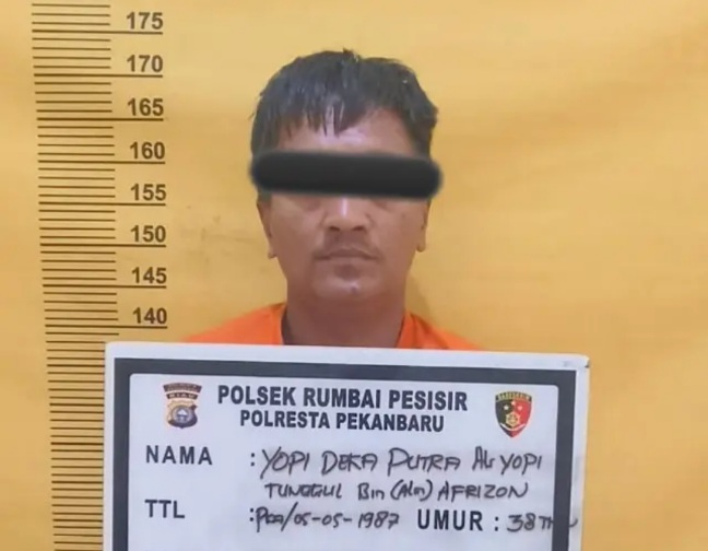 Tidak Punya Uang Beli Sabu, Pria di Pekanbaru Nekat Bobol Rumah Warga