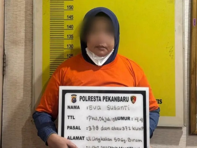 Direktur Properti di Pekanbaru Ditangkap Polisi Modus Jual Beli Kapling Tanah