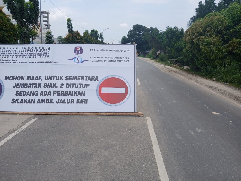 Jembatan Siak II Macet, BPJN Riau Sebut Pakai Surat