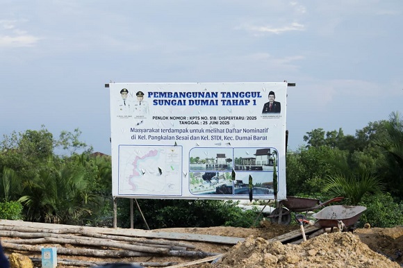 Pemko Dumai Mulai Eksekusi Program Penanggulangan Banjir