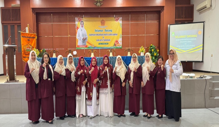 GOW Kabupaten Kampar Jalin Kerja Sama dan Tukar Program dengan GOW Kota Tangerang