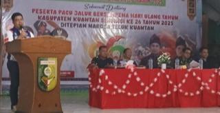 HUT Kuansing ke 26 Tahun, Pacu Jalur Hanya Diikuti 75 Peserta