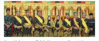 Bupati dan Wakil Bupati Kuansing Diberi Penambalan Adat Oleh LAM