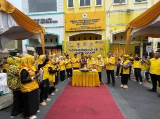 Istimewa! Golkar Pekanbaru Pilih Rayakan HUT ke-61 Bersama Penyandang Disabilitas