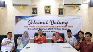 Kunjungan KI Provinsi Riau: Sinergi Tingkatkan Akses Informasi di Kanwil Kemenag