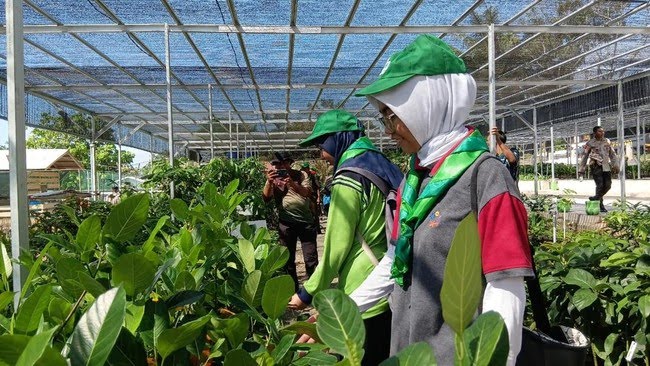 Keseruan Ratusan Pelajar SMA Ikuti Workshop Green Policing Polda Riau 