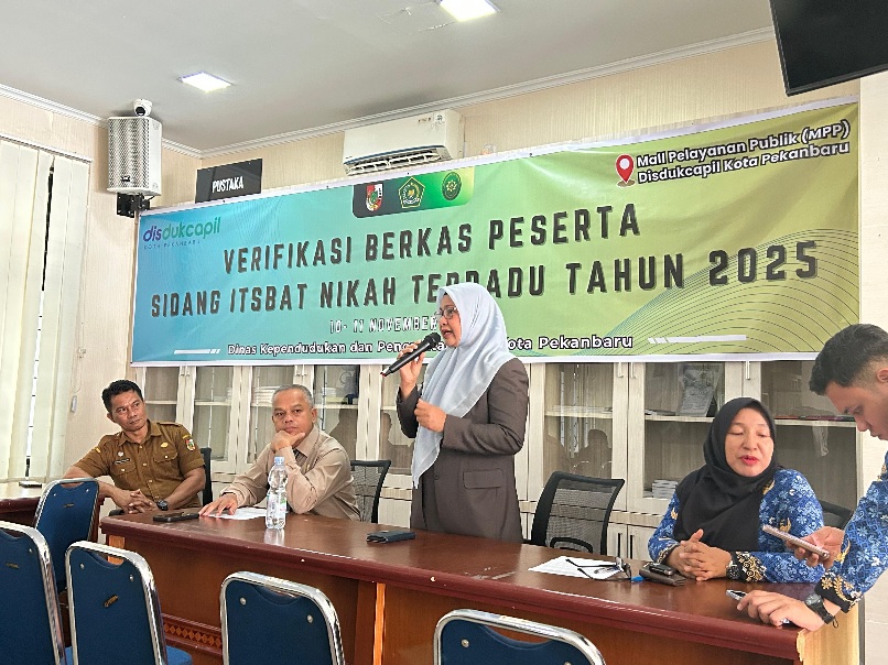 Disdukcapil Pekanbaru Catat 60 Pasangan Bakal Gelar Sidang Itsbat Nikah Terpadu 2025
