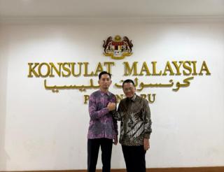 Temui Konsulat Malaysia di Pekanbaru, Bupati H. Bistamam Pastikan Nelayan Rohil Dipulangkan