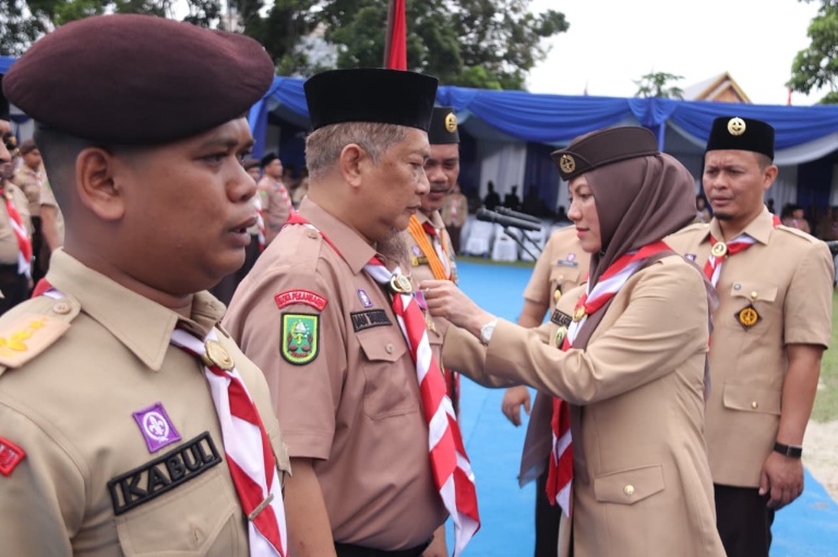 Gerak Cepat! Satgas Pramuka Peduli Pekanbaru Resmi Buka Posko Tanggap Bencana