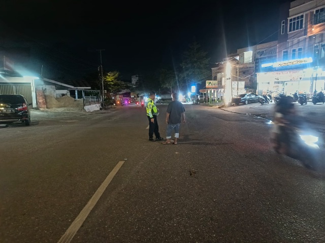 Seorang Pelajar Tewas Akibat Dua Motor Bertabrakan di Jalan Hangtuah Pekanbaru