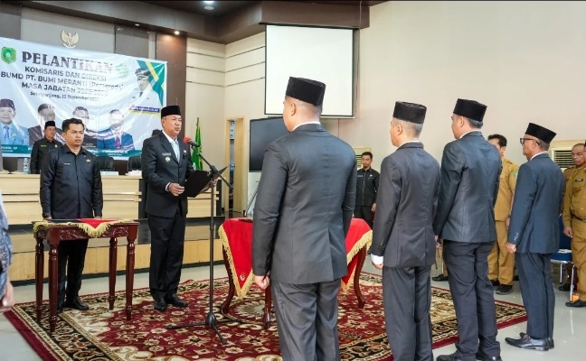 Wabup Meranti Lantik Komisaris dan Direksi PT Bumi Meranti Periode 2025–2030