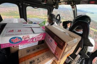 BNPB Distribusikan 22,7 Ton Bantuan Udara ke Lokasi Sulit Akses di Sumbar