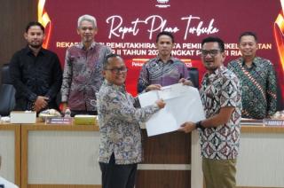 Rekapitulasi KPU Riau: Jumlah Pemilih di Riau Kini Tembus 5.072.178 Orang
