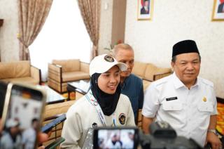 Pulang Membawa Emas SEA Games 2025, Puja Lestari Disambut Bangga di Provinsi Riau