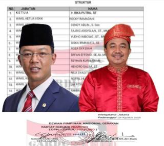 Rika Putra Ditunjuk Memimpin DPN Gardu Prabowo Riau