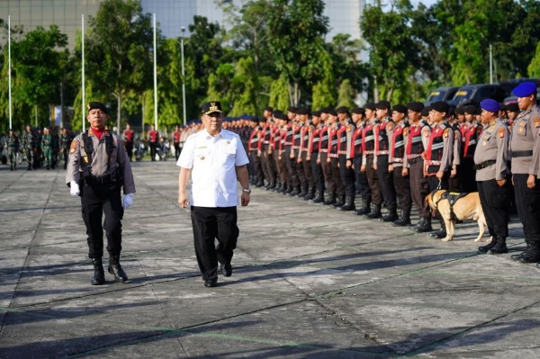 1.771 Personel Gabungan Amankan Malam Tahun Baru di Riau