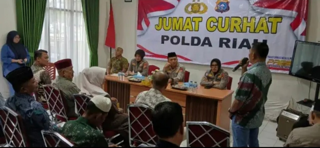 Jumat Curhat Polda Riau, Warga Senapelan Keluhkan Pungli hingga Pencurian