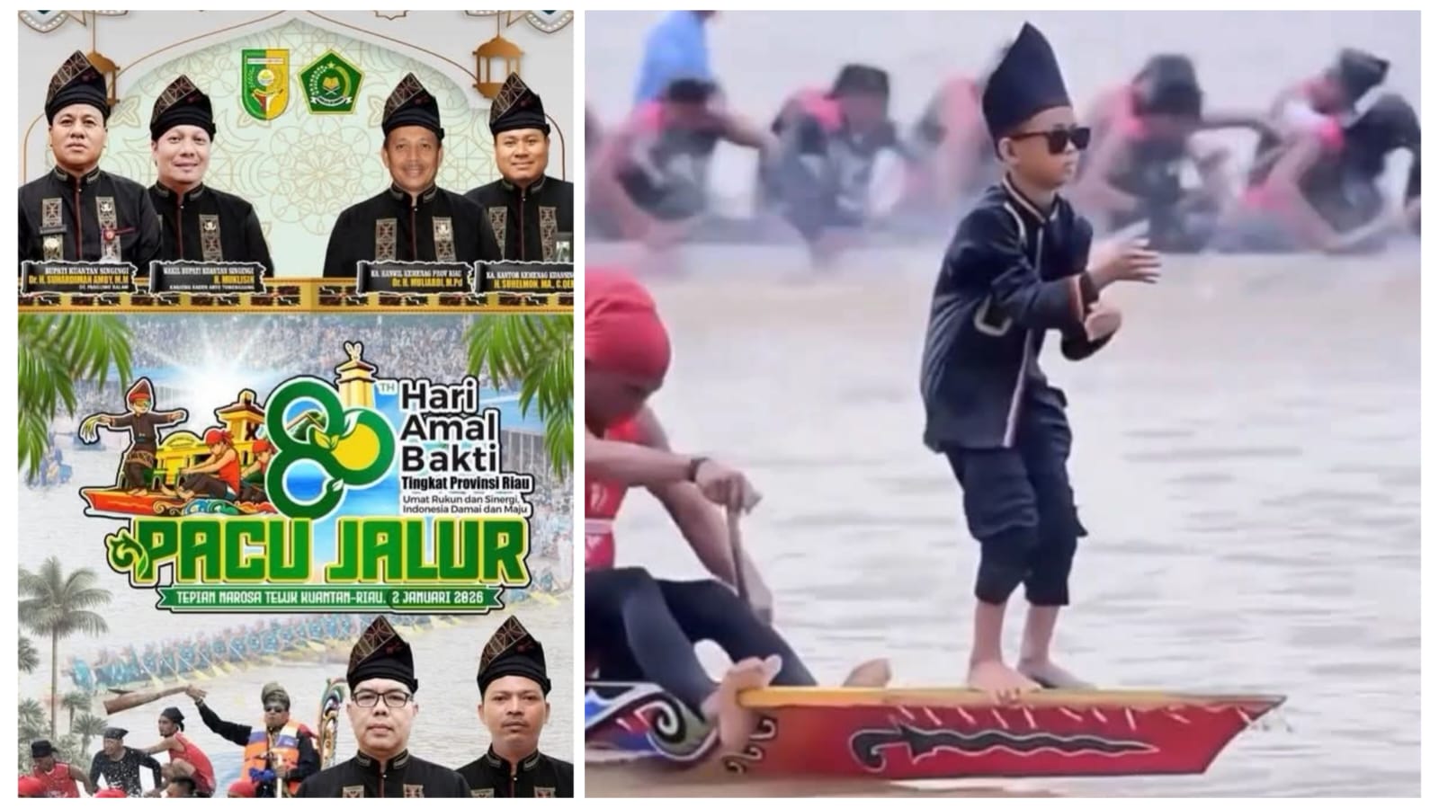 Pacu Jalur Cuma Diikuti 14 Peserta, Euforia Ditengah Defisit Keuangan; Tabrak Hukum Kebiasaan