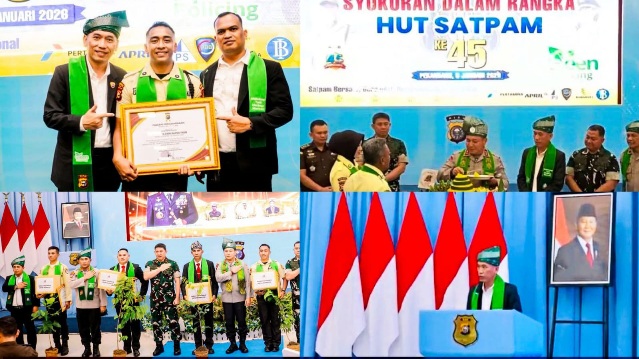 Merayakan HUT Satpam Ke 45 ABUJAPI dan APSI Riau Bersama Kapolda Riau Dalam Menjaga Keamanan dan Kelestarian Lingkungan