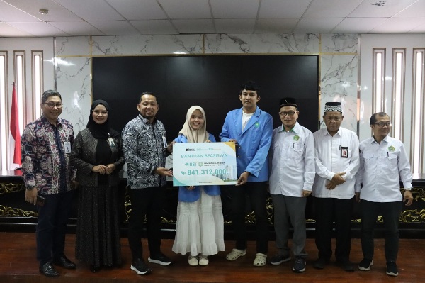 UIN Suska Riau Terima Beasiswa BSI Scholarship Senilai Rp841 Juta