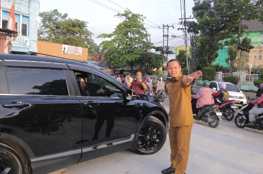 Urai Kepadatan Lalu Lintas, Wali Kota Agung Resmikan Jalur Alternatif Jalan Lobak