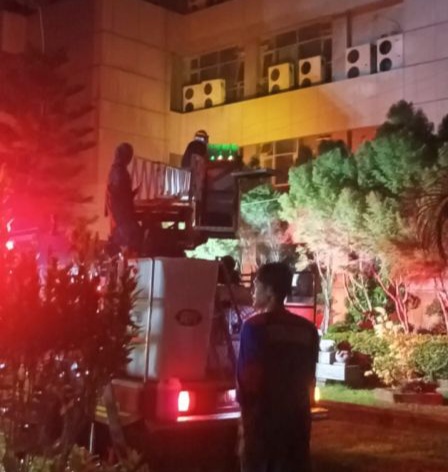 Kantor Kesra Pemkab Inhil Terbakar, Damkar Kerahkan 3 Unit Armada