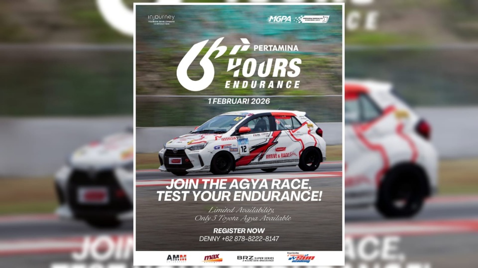 Balapan Ketahanan Pertamina 6 Hours Endurance Bakal Digelar di Sirkuit Mandalika