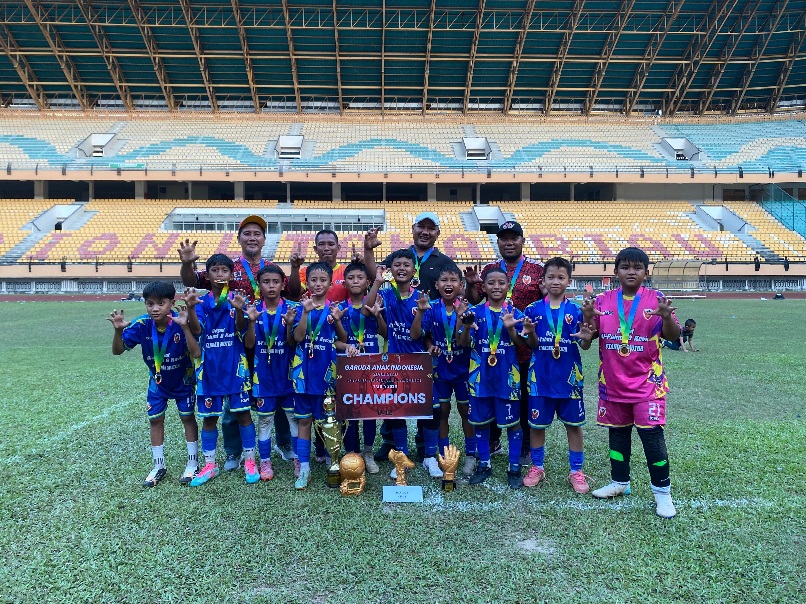 SSB Garuda Junior Pekanbaru KU 12 Lolos Seri Nasional di Lampung