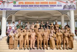 Hari Desa Nasional 2026, Wabup Rohil Tekankan Kemandirian Desa Menuju Indonesia Emas 2045