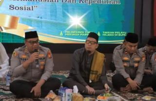 Peringati Isra Mi’raj, Polres Kampar Teguhkan Polri Humanis dan Peduli Sosial