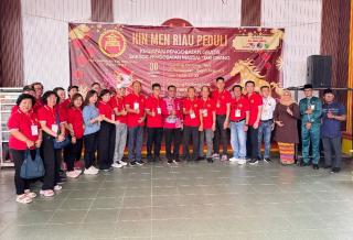Sambut Imlek 2577, Sekda Rohil Apresiasi Bakti Sosial Pengobatan Gratis Perkumpulan Kin Men Riau