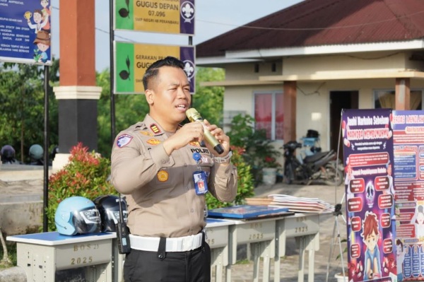 Operasi Keselamatan Lancang Kuning 2026 Dimulai, Satlantas Polresta Pekanbaru Ajak Pelajar Tertib Lalu Lintas