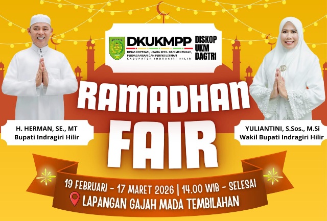 Ramadan Fair UMKM 2026 di Inhil, Dimeriahkan Lomba Keagamaan dan Doorprize Menarik