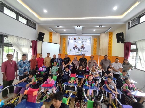 40 Kursi Roda Adaptif Gratis untuk Anak Disabilitas Riau dari Australia