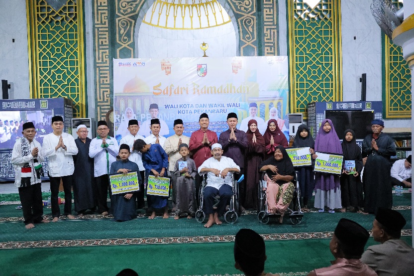 Safari Ramadan di Masjid Raya Senapelan, Wali Kota Paparkan Capaian dan Arah Pembangunan Pekanbaru