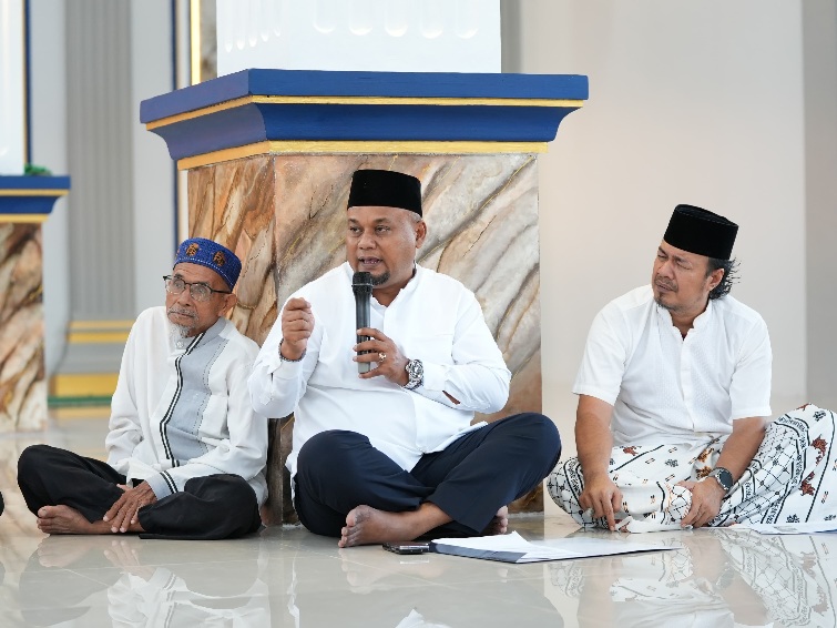 Safari Ramadan di Pusako, Wabup Siak Pastikan Jalan Poros Benayah Masuk Prioritas