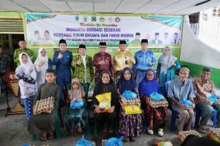 Dewan Masjid Indonesia Rokan Hilir Salurkan Bantuan Sembako Sambut Ramadan 1447 H